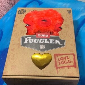 ZURU Fuggler Red Plush Toy - Cute Interactive Stuffed Animal